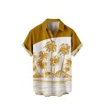 Funky chemise hawaienne homme manches courtes grande taille chemise plage �t� imprim� avec poche pour ...