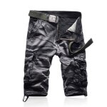 Funmoon - bermuda hommes en baggy cargo camouflage multi - poches masculin