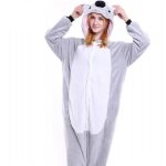 Funmoon chemise de nuit unisex adult pyjamas animaux combinaison de koala femme et homme taille s m l ...