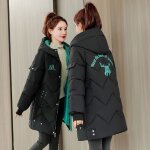 Funmoon femme veste capuche en coton court fin et lger slim garder au chaud couleur unie