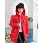 Funmoon - filles enfants manteaux hiver  capuche chaud hiver gold manches longues age recommand 3 - ...