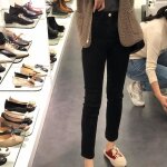 Funmoon jeans skinny femmes taille haute mj all - match thick warm thick and slim trend