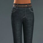 Funmoon jeans skinny femmes taille haute nouveau Élastique Épais Funmoon jeans skinny femmes taille haute nouveau Élastique Épais