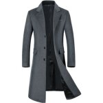 Funmoon - jtong caban homme hiver manteau long trench - coat chaud veste slim fit casual en laine long ... Funmoon - jtong caban homme hiver manteau long trench - coat chaud veste slim fit casual en laine long ...