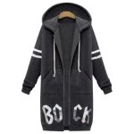Funmoon manteau - caban - pardessus femmes dhiver en vrac  capuchon sauvage sweat - shirt lgant coupe ...