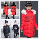 Funmoon - manteau enfant fille Épaisse long hiver Funmoon - manteau enfant fille Épaisse long hiver