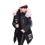 Funmoon manteau enfant fille paisse long hiver en coton epaisse chaud hauts enfant rembourr fausse ...