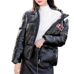 Funmoon manteau femmes les dhiver chaud pied de col chaud Épais caraco court pardessus Funmoon manteau femmes les dhiver chaud pied de col chaud Épais caraco court pardessus