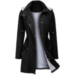 Funmoon manteau femmes nouvelle version de casualcouleur unie corens