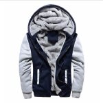 Funmoon manteau hommes À capuche zippée sweater hommes pull avec polaire veste Funmoon manteau hommes À capuche zippée sweater hommes pull avec polaire veste