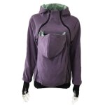 Funmoon manteau maternit violet bb transporteur veste kangourou hiver maternit vtements femmes enceintes ...