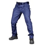 Funmoon pantalon cargo hommes multi - poches ix7 tanche pantalons de combat portable