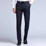 Pantalons hommes - funmoon - coupe droite - sans repasser - pur coton Pantalons hommes - funmoon - coupe droite - sans repasser - pur coton