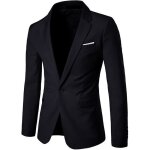 Funmoon veste de costume homme slim mode mariage seul bouton casual daffaires Funmoon veste de costume homme slim mode mariage seul bouton casual daffaires