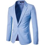Funmoon veste de costume homme slim mode mariage seul bouton casual daffaires Funmoon veste de costume homme slim mode mariage seul bouton casual daffaires
