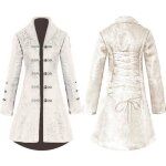 Funmoon veste femmes punk jacquard mode blazer parti cosplay bouton r�tro