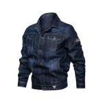 Funmoon veste de jean homme poches grande taille mode baggy slim veste hommes de marque coton manteau ... Funmoon veste de jean homme poches grande taille mode baggy slim veste hommes de marque coton manteau ...