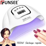 Lampe � ongles - funsee - 150w - s�chage rapide - 4 minuteries automatiques - mixte