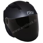 Fury casque jet fast gris mat avec visière teintée Fury casque jet fast gris mat avec visière teintée