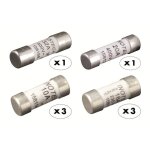 Fusibles c�ramique - zenitech - 8x10a 8x16a 1x20a 1x32a - conforme � la norme nf