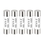 Fusible sourcing map cartouche tube c�ramique 16a 250v 6x25mm coupure rapide pour amplificateur lampe ...
