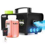 Fuzzix f503l machine � fum�e 500 watts avec 3 leds rgb - liquide 250 ml inclus facile � transporter