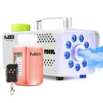 Machine � fum�e fuzzix f509lw - blanc - 500 watts - 9 leds rgb - liquide 250 ml inclus
