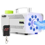 Machine � fum�e fuzzix f509lw - 500w 9 leds rgb blanc