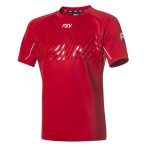 Maillot de rugby dentranement fxv action rouge - manches courtes - respirant