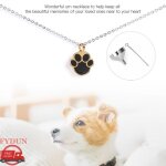 Fydun collier urne empreinte de patte de chien pour animaux domestiques