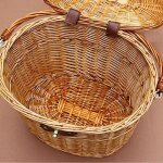 Fydun panier de v�lo en osier avec couvercle panier de courses en osier rustique pour v�lo sac de courses ...
