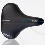 Selle de v�lo - gadista - astrid - ultra confortable - fait main en italie - technologie 3zones