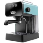 Machine � caf� - gaggia - espresso deluxe - manuelle - 15 bar - mousseur � lait vert rivi�re