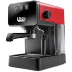 Machine � caf� - gaggia - espresso - rouge - 12l - 15 bar - mousseur � lait