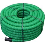 Gaine annel�e de protection de c�bles - � 50 mm - 25 m�tres - poly�thyl�ne (pe) - vert - r�sistance aux ...