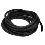 Gaine de fils et c�bles sourcing map 8m 8mm x 10mm plastique flexible fil protection conduit ondul� pour ...