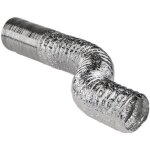Gaine souple nu aluminium - diamtre 125 mm - couronne de 10 m - vortice