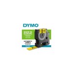 Gaine thermor�tractable - dymo - rhino - 19mm x 1. 5m - jaune - impression directe