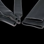 Gaine thermortractable tanche  leau - longueur 1m - 3:1 - diamtre 15 / 5mm - noir - paroi 18mm