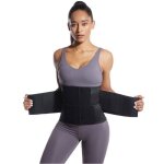Gaine velcro amincissante ventre plat femme - noir - contrle du ventre neoprence