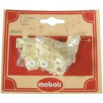 Galet pour tringle chemin de fer - lot de 12 - 24x16 mm