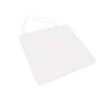 Galette de chaise ext�rieur imperm�able et d�houssable minorque blanc 40x40 cm