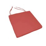 Galette de chaise ext�rieur imperm�able et d�houssable minorque terracotta 40x40 cm