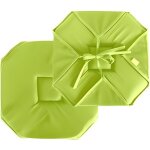 Galette de chaise - home maison - anis - 40 x 40 cm - synth�tique - int�rieur