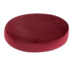 Galette de chaise ronde assise 34cm rouge
