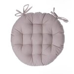 Galette de chaise ronde leana 38cm lin