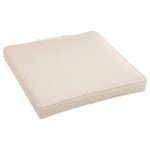Galette de chaise � scratch korai bl� 40x40x4cm en polyester - hesp�ride