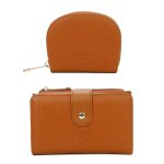 Gallantry - portefeuilles et porte - monnaie - coffret de 2 portefeuille porte - carte femme camel - ...