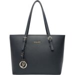 Sac cabas femme a4 fourre - tout lyc�e - noir - gallantry - simili cuir - zipp�e - femme