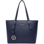 Sac cabas gallantry - bleu marine - grande capacit� - synth�tique